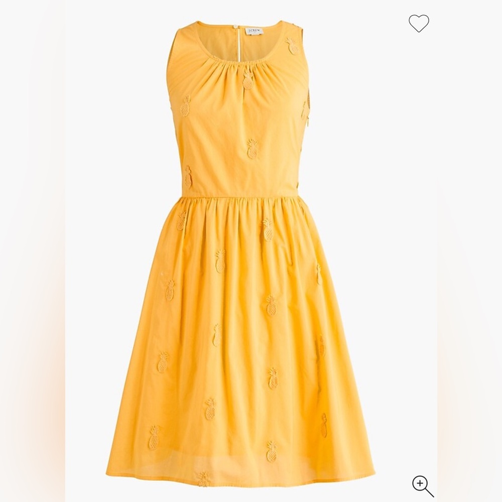 J Crew Factory Pineapple Mini Dress Size 00